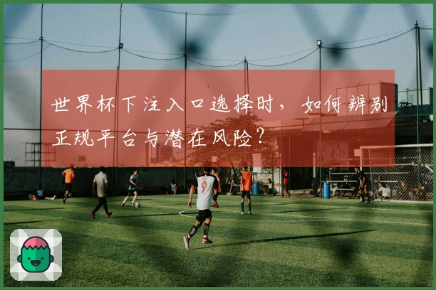 世界杯下注入口选择时，如何辨别正规平台与潜在风险？